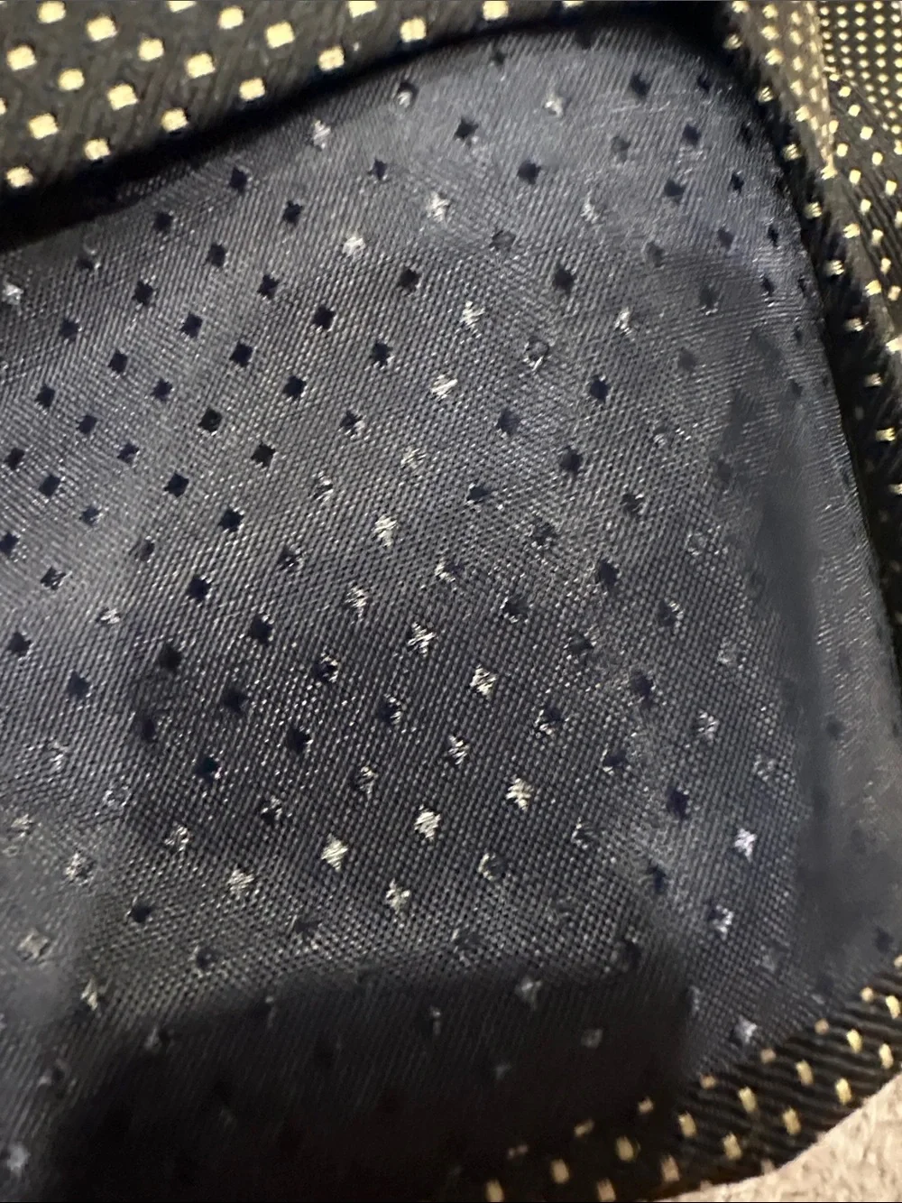 Men's Black Tie with White Microdot Pattern - Elegant Business Accessory